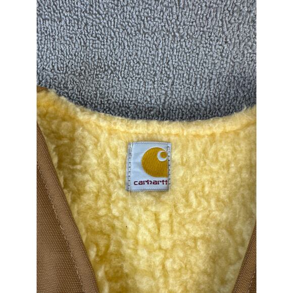Vintage Carhartt Vest 6SV Made in USA Work Wear Size Large Tall - Picture 4 of 8